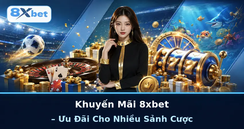 Khuyến Mãi 8xbet – Ưu Đãi Cho Nhiều Sảnh Cược